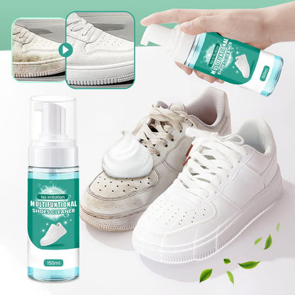Limpiador de zapatos suave y multifuncional eficaz🔥Nueva actualización ✅¡El efecto de 1 botella supera a las tres botellas originales!