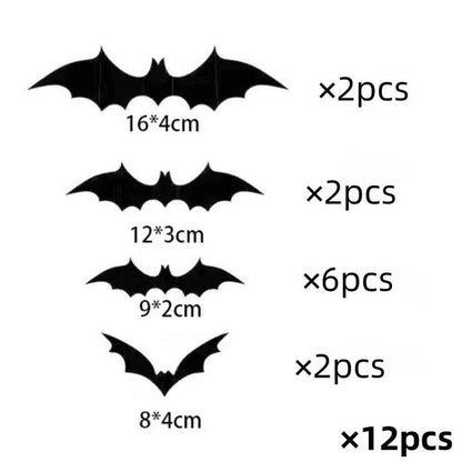 🔥2025 Venta de Halloween - pegatinas de decoración de murciélagos🦇