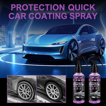 BUY 5 GET 5 FREE ✨ Spray de recubrimiento rápido 3 en 1 de alta protección para coches