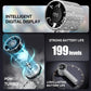 Mgall S5 Full Diamond Luxury Artemanship Portable Handheld Handheld Turbo Fan, 3 engranajes, Ventilador de vida de la batería larga recargable con pantalla digital para actividades al aire libre, viajes, oficina, regalo de Wonmen