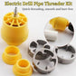 🌲Kit de roscado de tubos de PVC compatible con taladro eléctrico con varios tama