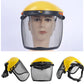 Pantalla facial protectora de jardinería