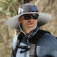 💥Gorro de pesca de protección solar con 2 compartimentos solares desmontables