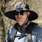 💥Gorro de pesca de protección solar con 2 compartimentos solares desmontables