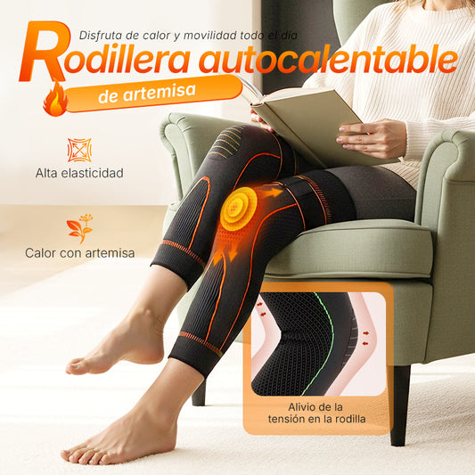 Rodilleras autocalentables con dedos de turmalina a presión