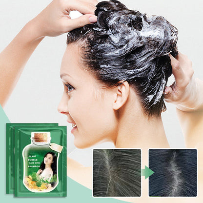 🔥Gran Oferta 💥Lavarse el pelo es teñirlo💥Champú colorante Botanical Essence Bubble