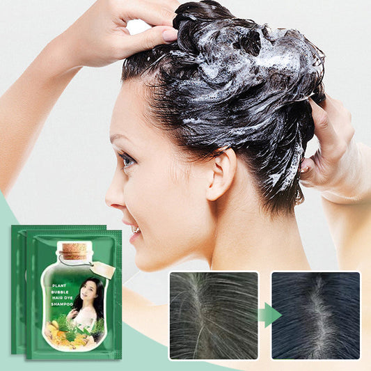 🔥Gran Oferta 💥Lavarse el pelo es teñirlo💥Champú colorante Botanical Essence Bubble