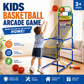🥳 2026 VELKÝ PRODEJ 🥳 💞 VÍCE NEŽ 50 000 KUSŮ PRODÁNO! 🏀🎯 SLEVA 50%! Dětský basketbal do pokoje – automatické vracení míčů, odolný a bezpečný. Balení obsahuje 4 míče a pumpičku. Snadná montáž, zábava na celé hodiny! 🧒💨