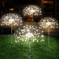 🎅🔥Waterproof Solar Garden Fireworks Lamp