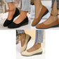 Elegantes zapatos de cuña con tacón bajo antideslizantes y ligeros