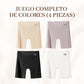Ropa interior de seda helada de cintura alta para mujer con control de abdomen y levantamiento de cadera