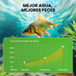 Polvo premium para el cuidado de estanques (500 g) | Clarificador de agua y control de algas 🐟🌊🔬
