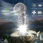🔥🎁Linterna LED portátil para camping con ventilador.