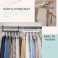 👖Perchero Multifuncional para Pantalones - Organiza hasta 5 Prendas en Vertical, Ahorra Espacio en Armario 📦🔝