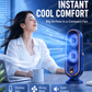 🥳HORKÝ VÝPRODEJ 2026 SLEVA 50 %! 💨🌙Přenosný stolní ventilátor – 5 rychlostí, ultratichý, jemný vánek. Ideální do ložnice nebo kanceláře. Zůstaňte v chladu bez hluku! 😴✨