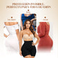Ropa interior de seda helada de cintura alta para mujer con control de abdomen y levantamiento de cadera