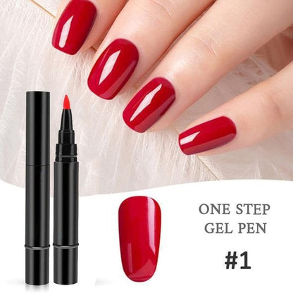 One Step gelový lak na nehty v peru 🎁 Dárek zdarma – mini přenosná UV lampa na nehty ✨
