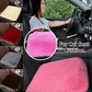 Cojín de felpa para asiento de coche