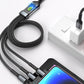 💥Limited Time 50% OFF🔥⚡Transparent Luminous 3-in-1 Super Fast Charging Cable