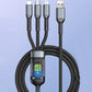 💥Limited Time 50% OFF🔥⚡Transparent Luminous 3-in-1 Super Fast Charging Cable