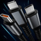 💥Limited Time 50% OFF🔥⚡Transparent Luminous 3-in-1 Super Fast Charging Cable