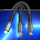 💥Limited Time 50% OFF🔥⚡Transparent Luminous 3-in-1 Super Fast Charging Cable