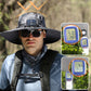 💥Gorro de pesca de protección solar con 2 compartimentos solares desmontables