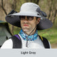 💥Gorro de pesca de protección solar con 2 compartimentos solares desmontables