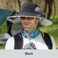 💥Gorro de pesca de protección solar con 2 compartimentos solares desmontables