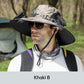 💥Gorro de pesca de protección solar con 2 compartimentos solares desmontables