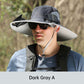 💥Gorro de pesca de protección solar con 2 compartimentos solares desmontables