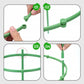 Estacas de soporte desmontables para plantas, flores y frutas