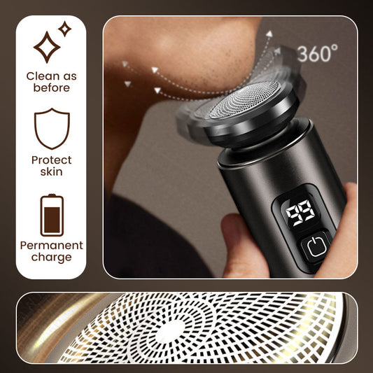 🔥OFERTA 2025🔥Mini afeitadora eléctrica portátil para hombre con cuchillas flotantes
