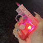 🔥New Hot Selling❤️‍🔥 Encendedor plegable rosa de dibujos animados con luces de colores