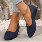 Elegantes zapatos de cuña con tacón bajo antideslizantes y ligeros