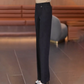 Pantalones de talle alto para mujer con perneras rectas