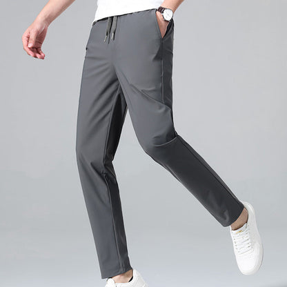Pantalones de secado rápido de seda de hielo para hombre