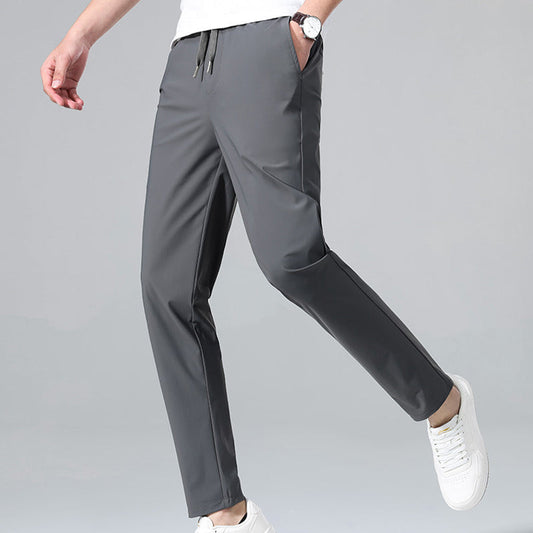 Pantalones de secado rápido de seda de hielo para hombre