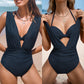 ⏳¡Tiempo limitado 50% de descuento!🌸Traje de baño con lazo para mujer, conjunto de 2 piezas.