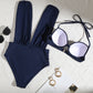 ⏳¡Tiempo limitado 50% de descuento!🌸Traje de baño con lazo para mujer, conjunto de 2 piezas.