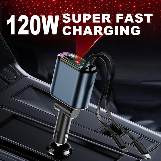 🔥OFERTA 2025🔥Cargador telescópico para coche Starlight