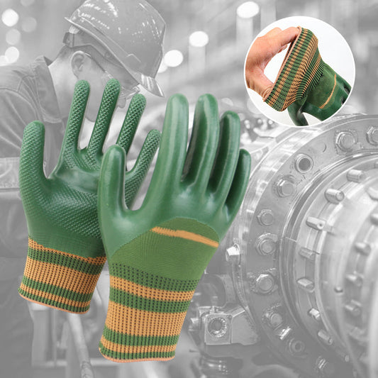 💥 50% DE DESCUENTO🎁 Guantes de trabajo recubiertos de goma con puño de punto（Werde ein fliegender Spider-Man）