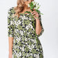 ⏳ Tiempo limitado 50% Descuento💥Damen Vestidos de media manga floral delgado