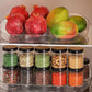 Organizador giratorio transparente multifuncional para la cocina