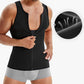 Chaleco reductor con cremallera para hombre