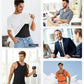 Chaleco reductor con cremallera para hombre