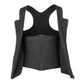 Chaleco reductor con cremallera para hombre