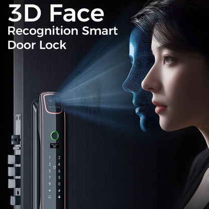 Cerradura de puerta inteligente con reconocimiento facial 3D