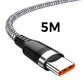 Cable de carga rápida prolongado y duradero
