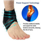 Tobillera elástica ajustable para practicar deporte